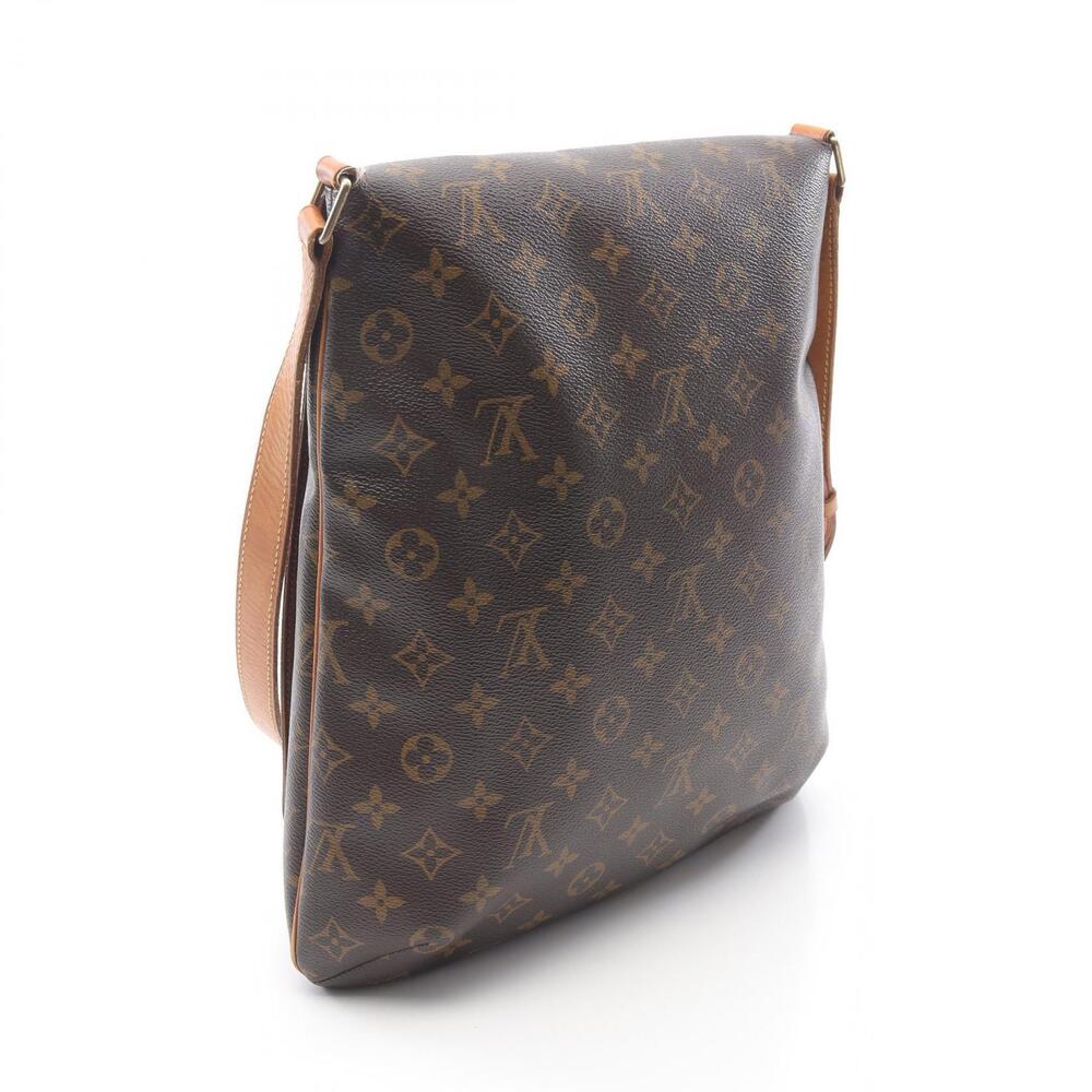 Louis Vuitton Canvas Leather Musette Bag Brown Shoulder Monogram - Picture 1 of 12